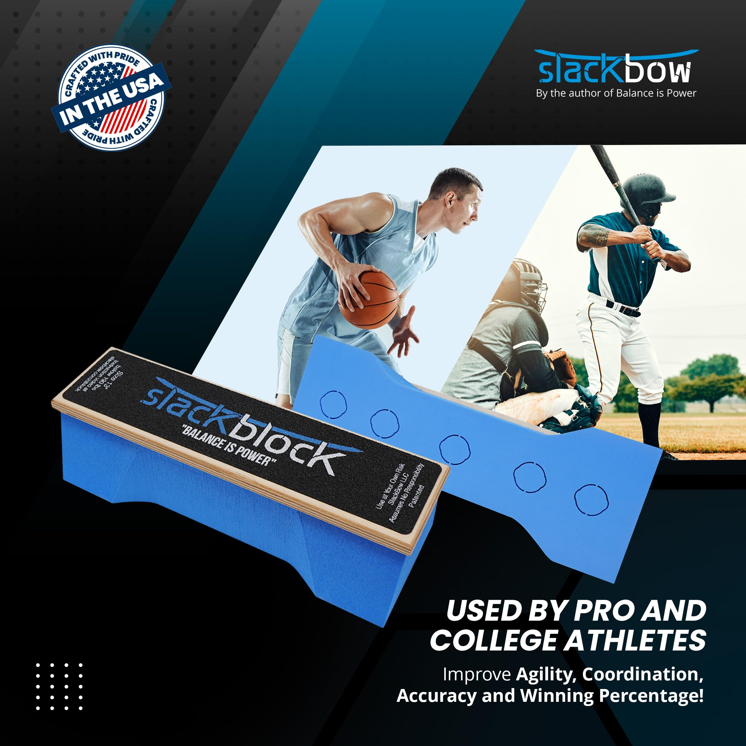 SlackBow SlackBlock Athletic Balance Trainer – Improve Balance, Stability, and Athletic Perform... | Amazon (US)