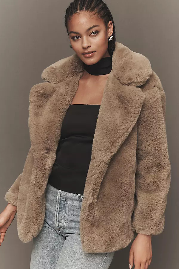 Faux Fur Coat Jacket | Anthropologie (US)