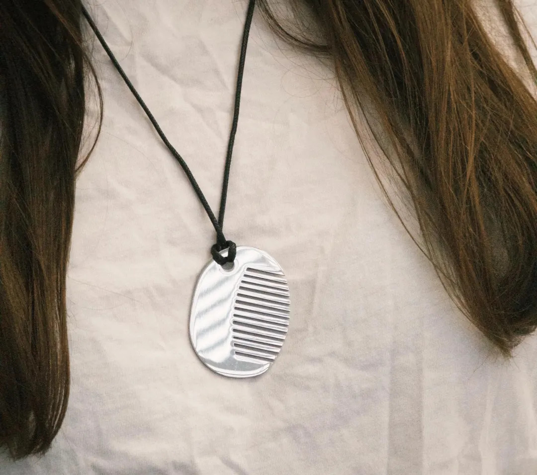 Boho Comb Necklace Pendant Multifunctional Jewelry \u2013 Adjustable Black Cord Necklace. Summer ... | Etsy (Global)