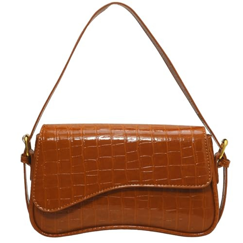 PU Leather Tote Bag for Women with 2 Removable Straps and Zipper Closure | Amazon (US)