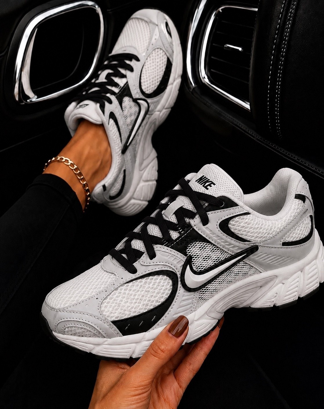 This Nike V5 Sneakers are so chic!!! Giving us those basic white, black grey tones to style with all of our workout outfits, those oversized sweatshirt and leggings sort of days.  I am loving that Y2K inspired design with an updated twist.

#LTKootd #LTKdayinmylife #LTKgrwm