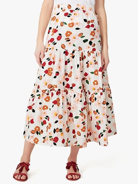 botanical garden ruffle skirt | Kate Spade New York | Kate Spade (US)