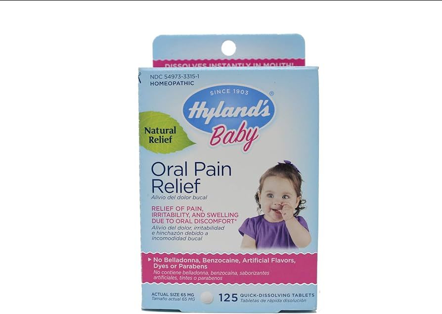 Hylands Homeopathic - Baby Oral Pain Relief - 1 Each - 125 TAB | Amazon (US)