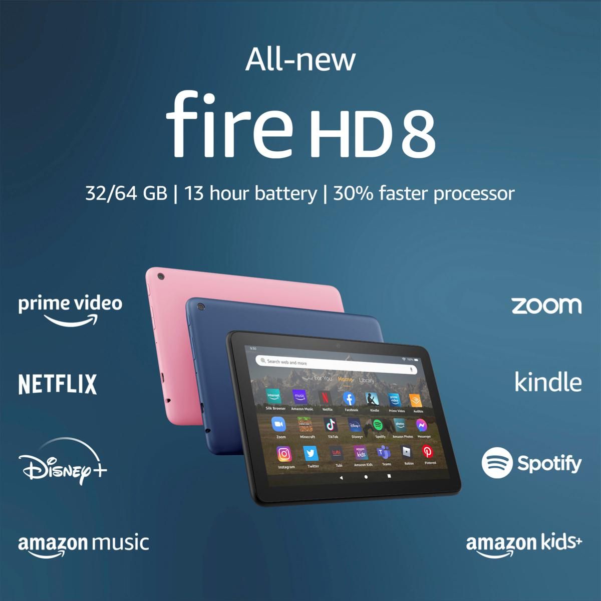 Amazon Fire HD 8" 64GB Tablet | HSN