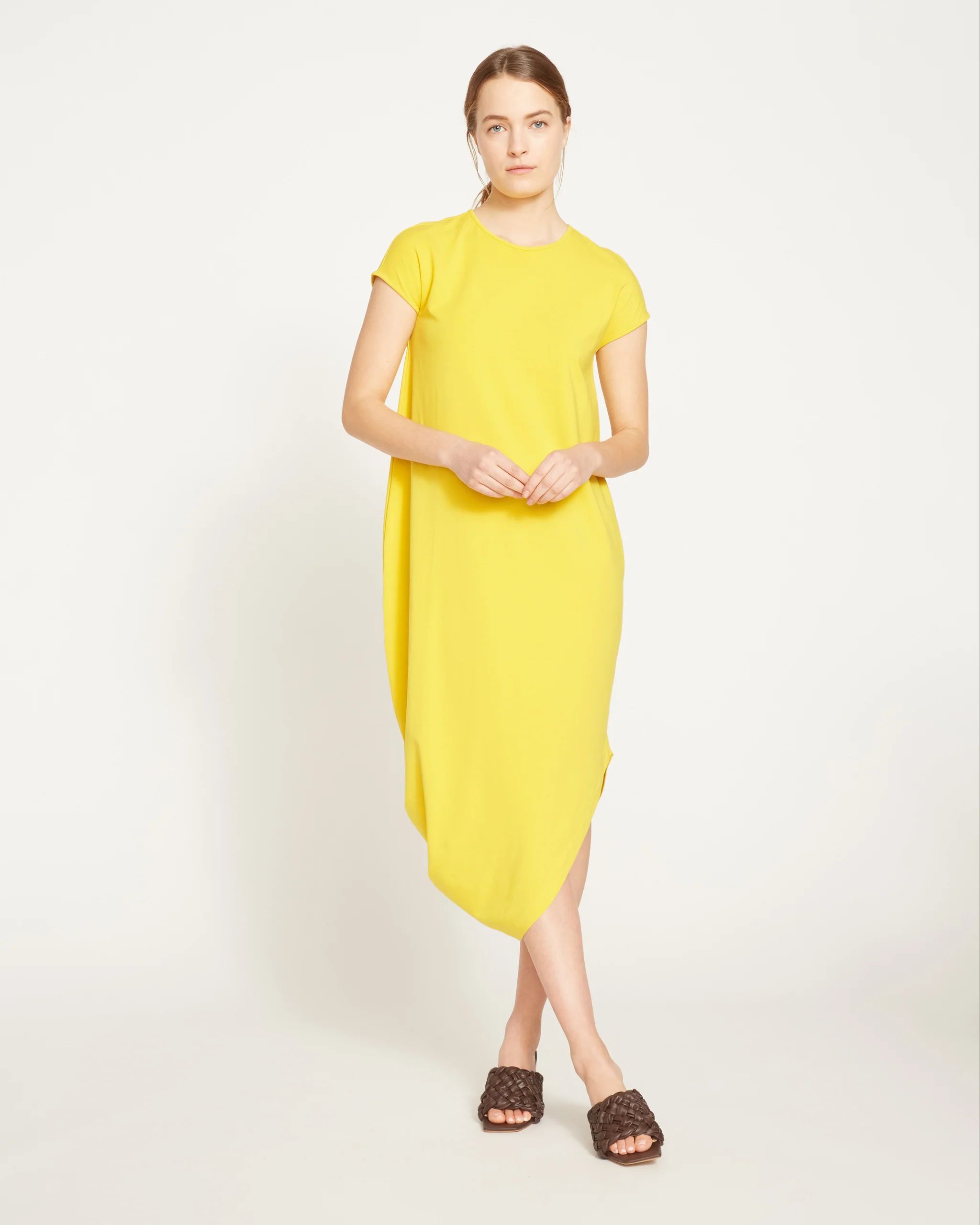 Iconic Geneva Dress - Yellow | Universal Standard