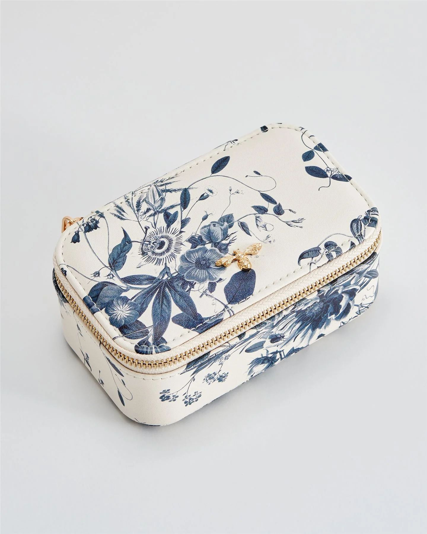 Eva Small Jewellery Box Blooming Blue | Fable England
