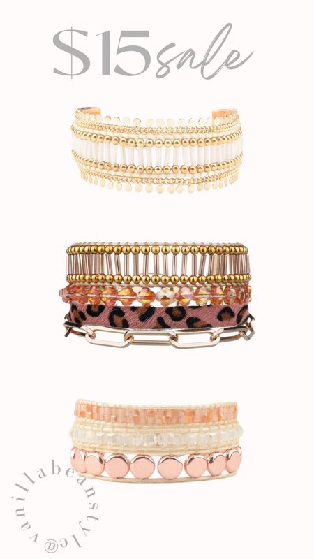 Victoria Emerson $15 Sale! Love her jewelry especially layering bracelets 