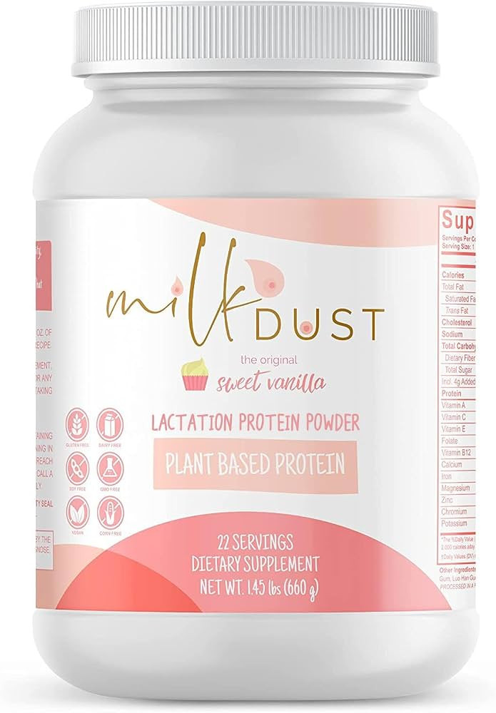 MILK DUST Protein Powder 660g | Breastfeeding Powder for Nursing Moms | Lactation Support Pea Pow... | Amazon (US)