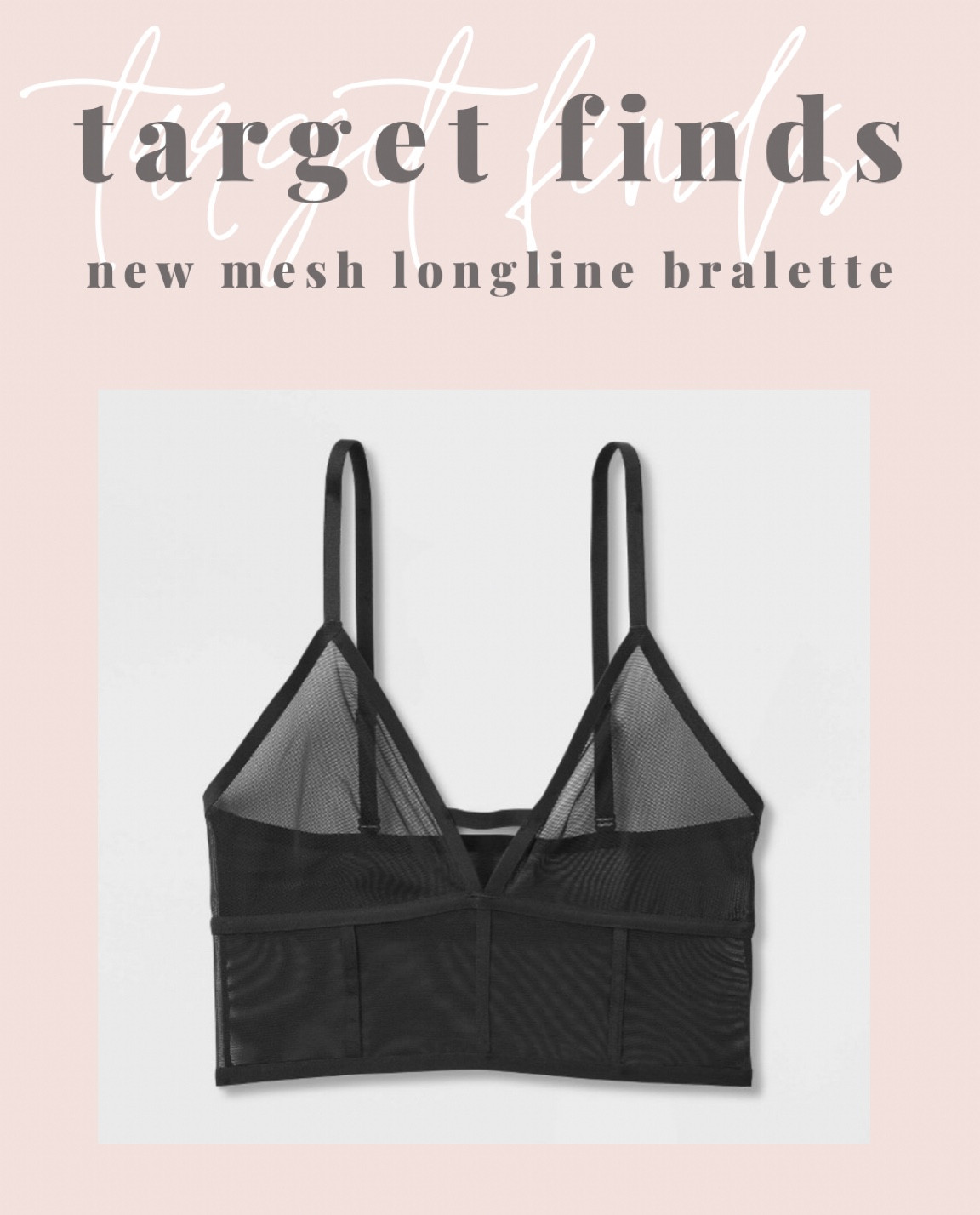 Women's Mesh Longline Bralette - … curated on LTK