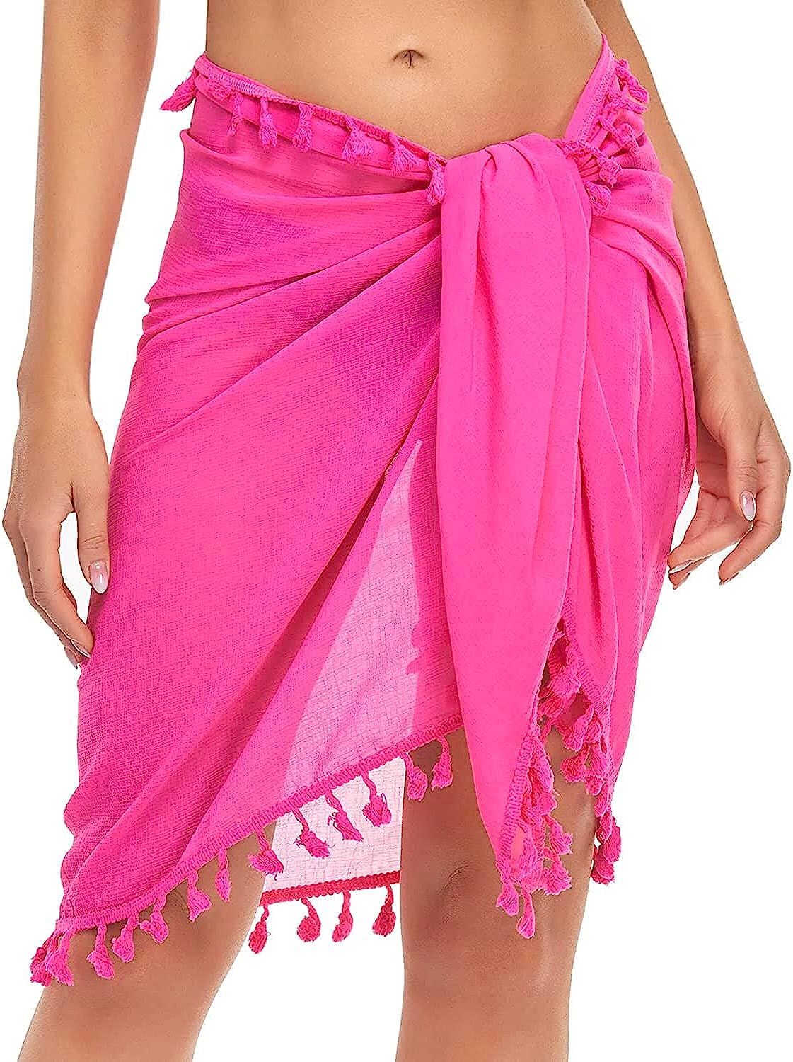 Holipick Sarong Coverups for Women Bathing Suit Wraps Swimsuit Cover Up Skirt Beach Sarongs Swim ... | Amazon (US)