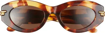 Bottega Veneta 51mm Oval Sunglasses | Nordstrom | Nordstrom