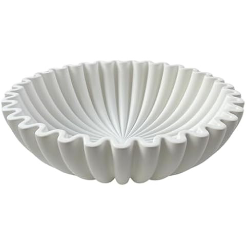 Creative Co-Op Stoneware Bowl w Reactive Glaze, White | Amazon (US)