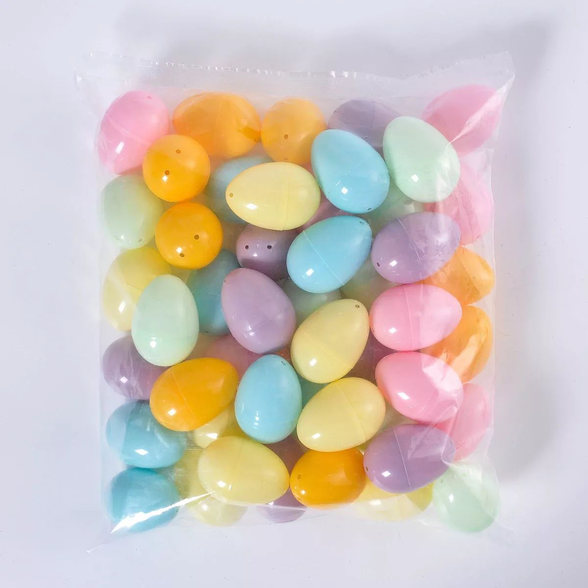 48ct Easter Plastic Eggs Mixed Pastel Colors - Spritz™ | Target