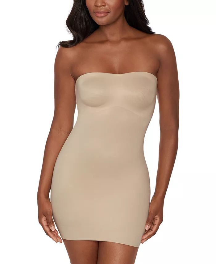 Miraclesuit Women's Show Stopper Firm-Control Strapless Convertible Slip 2441 - Macy's | Macy's