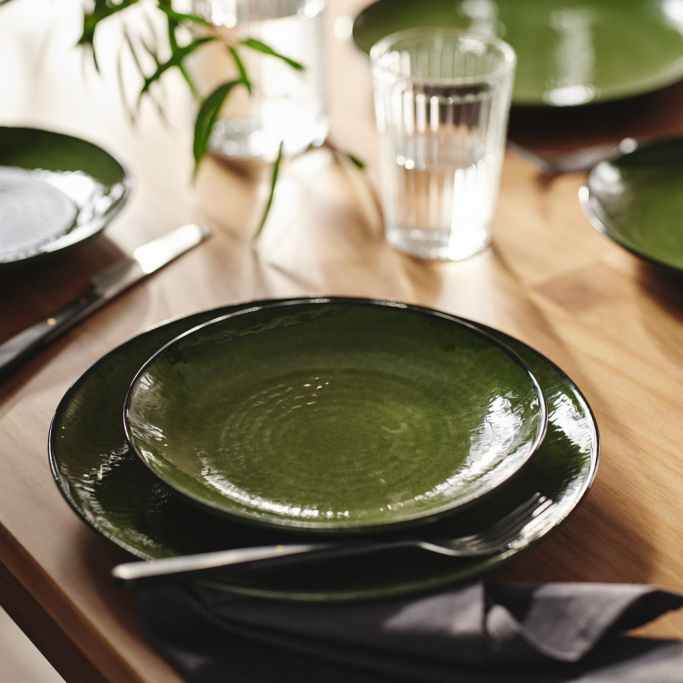 PELARKAKTUS Green Salad Plate