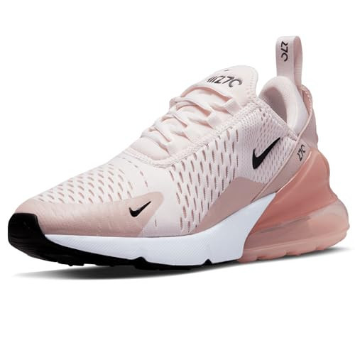 NIKE Women's Air Max 270 Shoes, Light Soft Pink/Black, 11.5 | Amazon (US)
