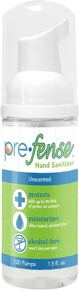 Travel Foam Hand Sanitizer - Kills 99.9% of Common Germs - Alcohol-Free - Moisturizing, Non-Dryin... | Amazon (US)