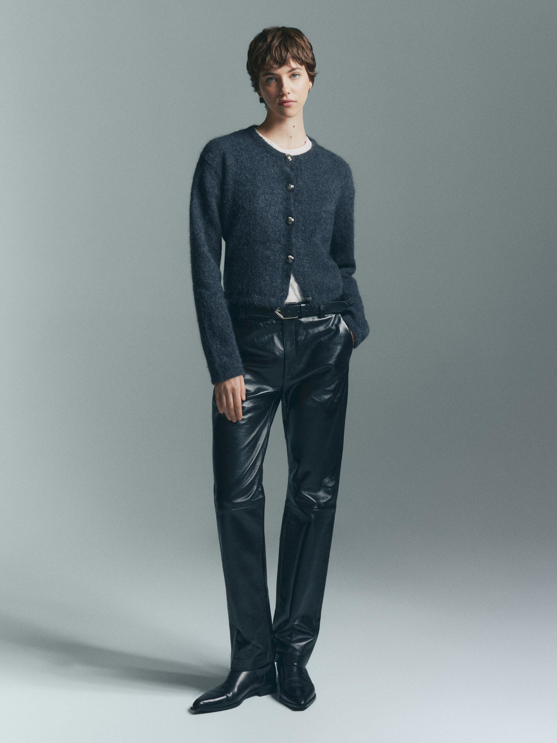 Knit cardigan with buttons | Massimo Dutti US