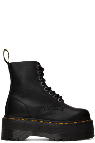 Dr. Martens - Black 1460 Pascal Max Boots | SSENSE