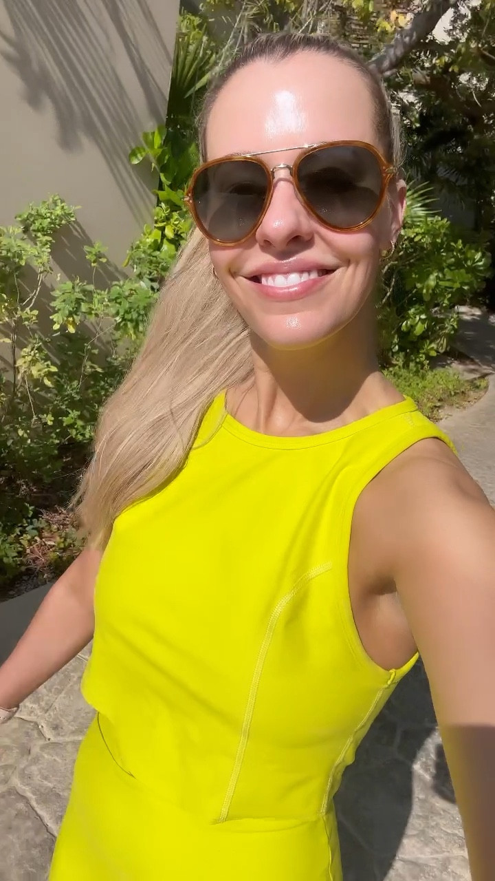 💛💛💛 can’t stop won’t stop with these matching workout sets! Wearing medium in top & bottom!   

#LTKunder100 #LTKshoecrush #LTKfit