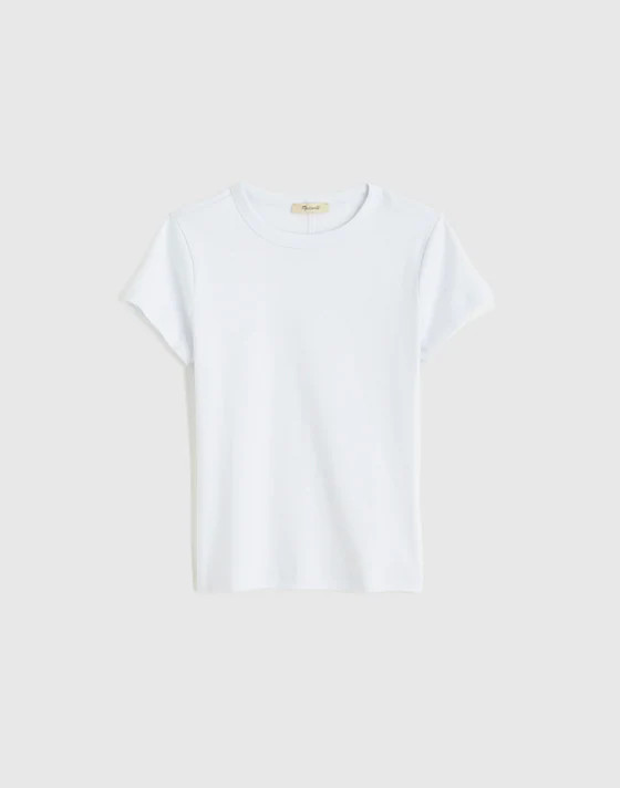 The '90s Crewneck Tee in Compact Cotton | Madewell