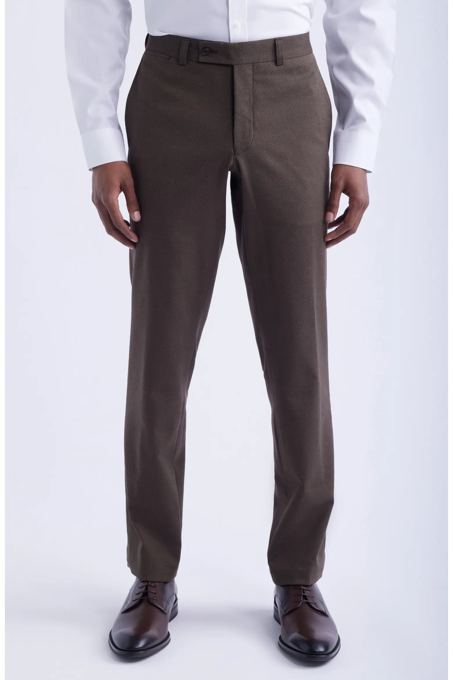 Jack Victor Piero Flat Front Stretch Cotton & Wool Pants (Men) | Nordstrom | Nordstrom