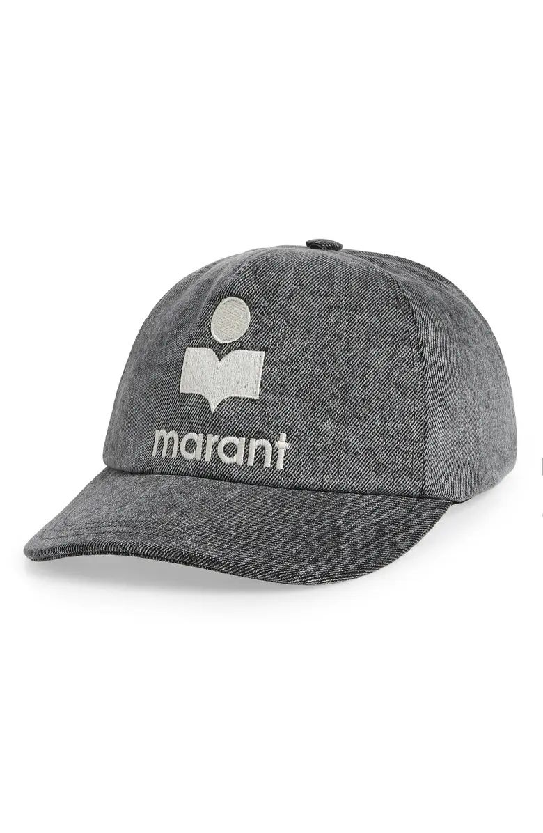 Isabel Marant Tyron Logo Denim Baseball Cap | Nordstrom | Nordstrom