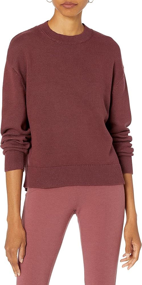 Daily Ritual Women's Cotton Long-Sleeve Crewneck Sweater | Amazon (US)