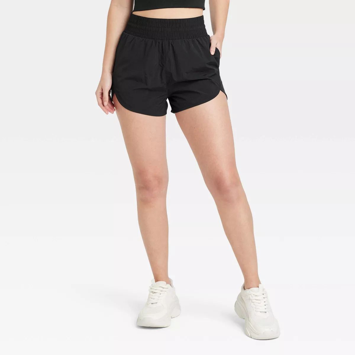 Women's High-Rise Crinkle Shorts - All in Motion™ | Target