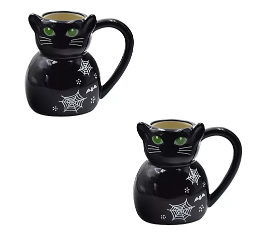 Temp-tations Seasonal Set of (2) 18-oz Character Mugs - QVC.com | QVC