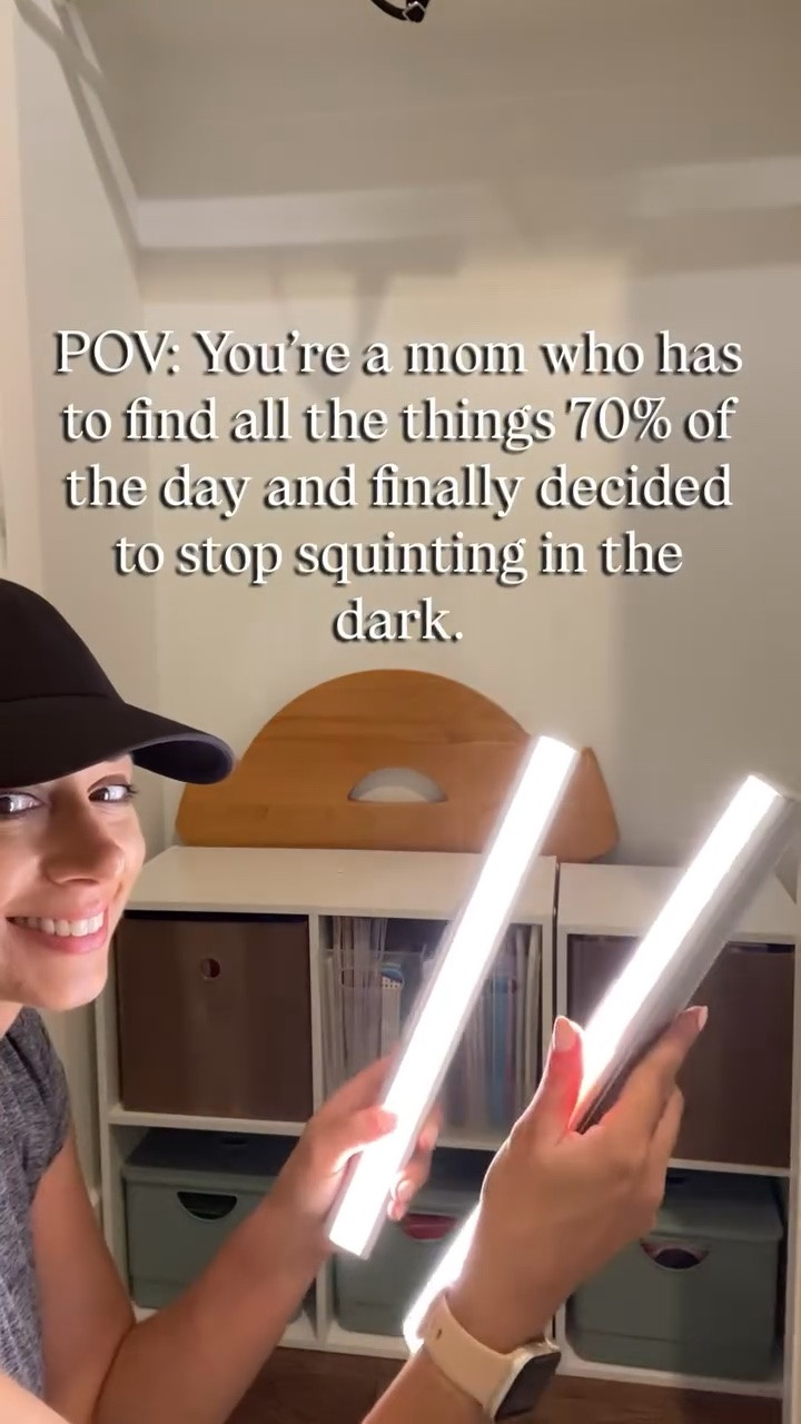 I decided preserving my vision was worth these Amazon magnetic motion-sensor LED lights. And instant gift 🙌 -not only for the closet and my kids but for my future self, sans crows feet from my squinting habits. Win, win, win! 

👉 FOLLOW for more easy home upgrades + design hacks you’ll actually use.
💬 COMMENT if your closet could use a glow-up too!

⸻

#ClosetGoals #ClosetOrganization #LightingHack #MomLifeHacks #EasyHomeUpgrade #InteriorDesignTips #HomeDecorInspo #DesignerLife #OrganizedHome #ClosetGlowUp #MotionSensorLights #AffordableHomeDecor #HomeStylingIdeas #StorageSolutions #amazonhomefinds #amazon