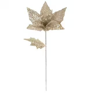 Jewel Champagne Poinsettia Stem by Ashland® | Michaels Stores