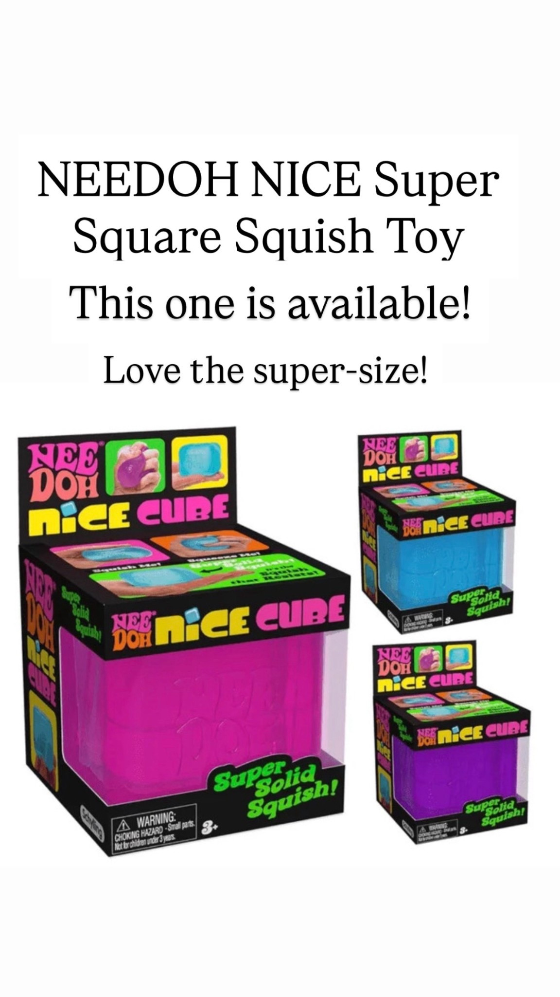 NEEDOH NICE Satisfying Square Shaped cube

#LTKKids