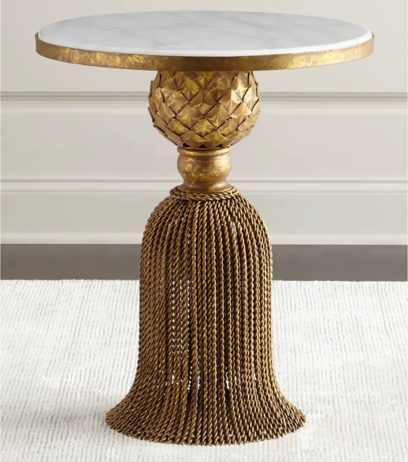 Tassel table, gold accent table, end table, living room, luxury, designer, elegant, classic, grand millennial, chinoiserie, traditional, living room, bedroom, family room, horchow, Nieman Marcus

#LTKhome