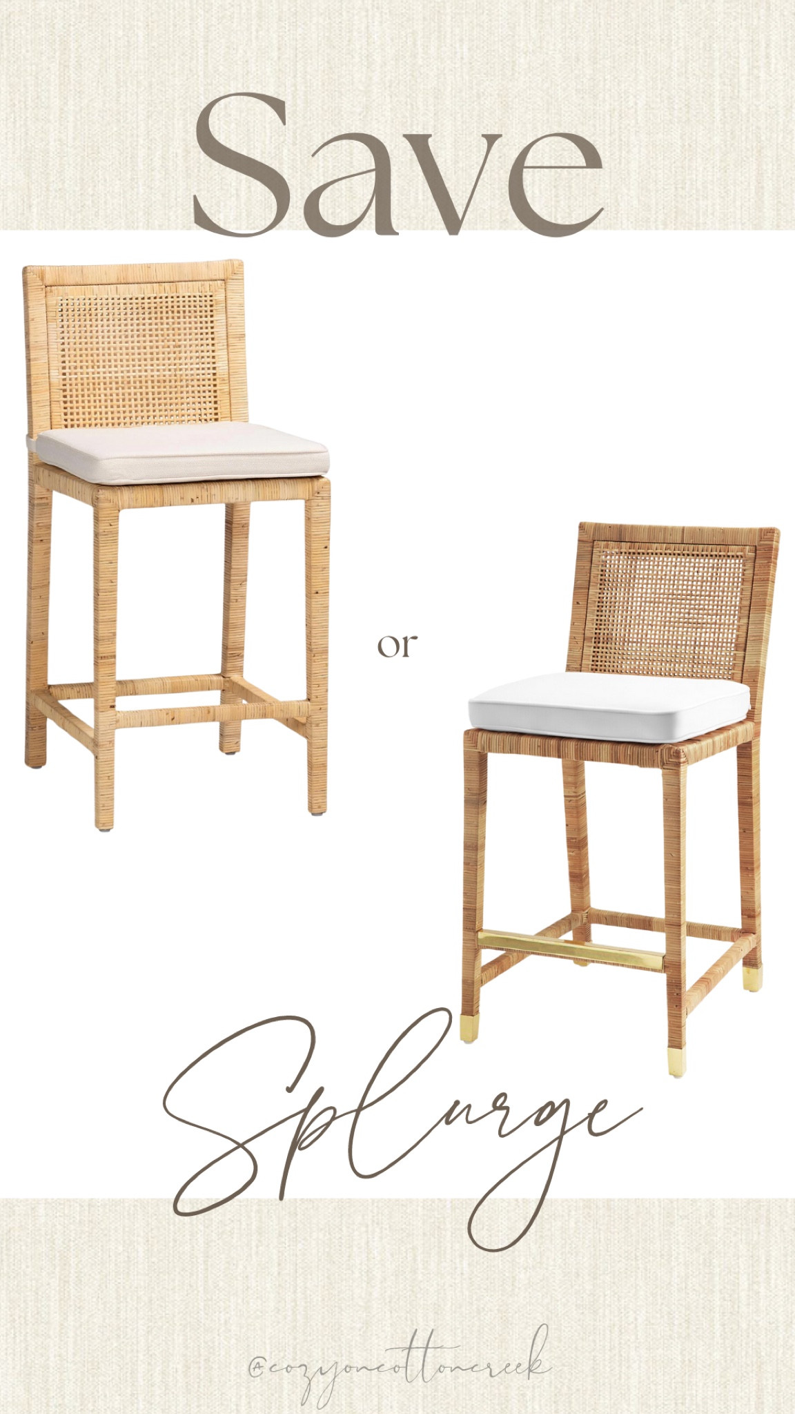 Save or splurge
Counter stools 
Bar stools 

#LTKSummerSales #LTKHome #LTKxWalmart