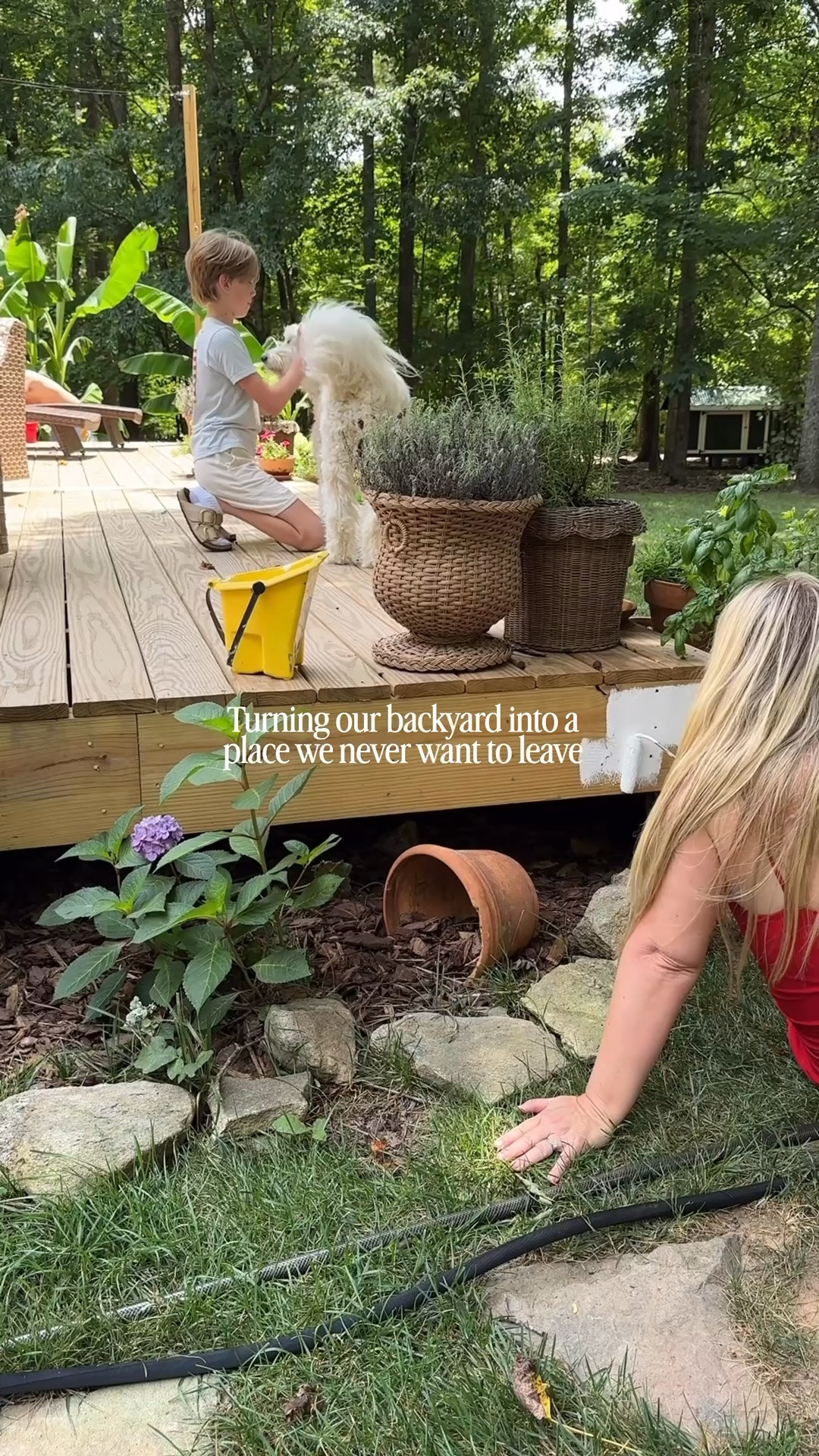 Turning our backyard into a place we never want to leave. Our backyard deck project before and after.

#LTKHome