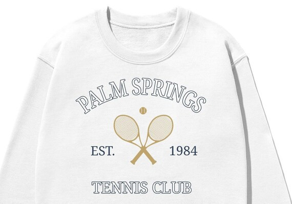 Palm Springs Tennis Club Sweatshirt Athletics Club Retro | Etsy | Etsy (US)