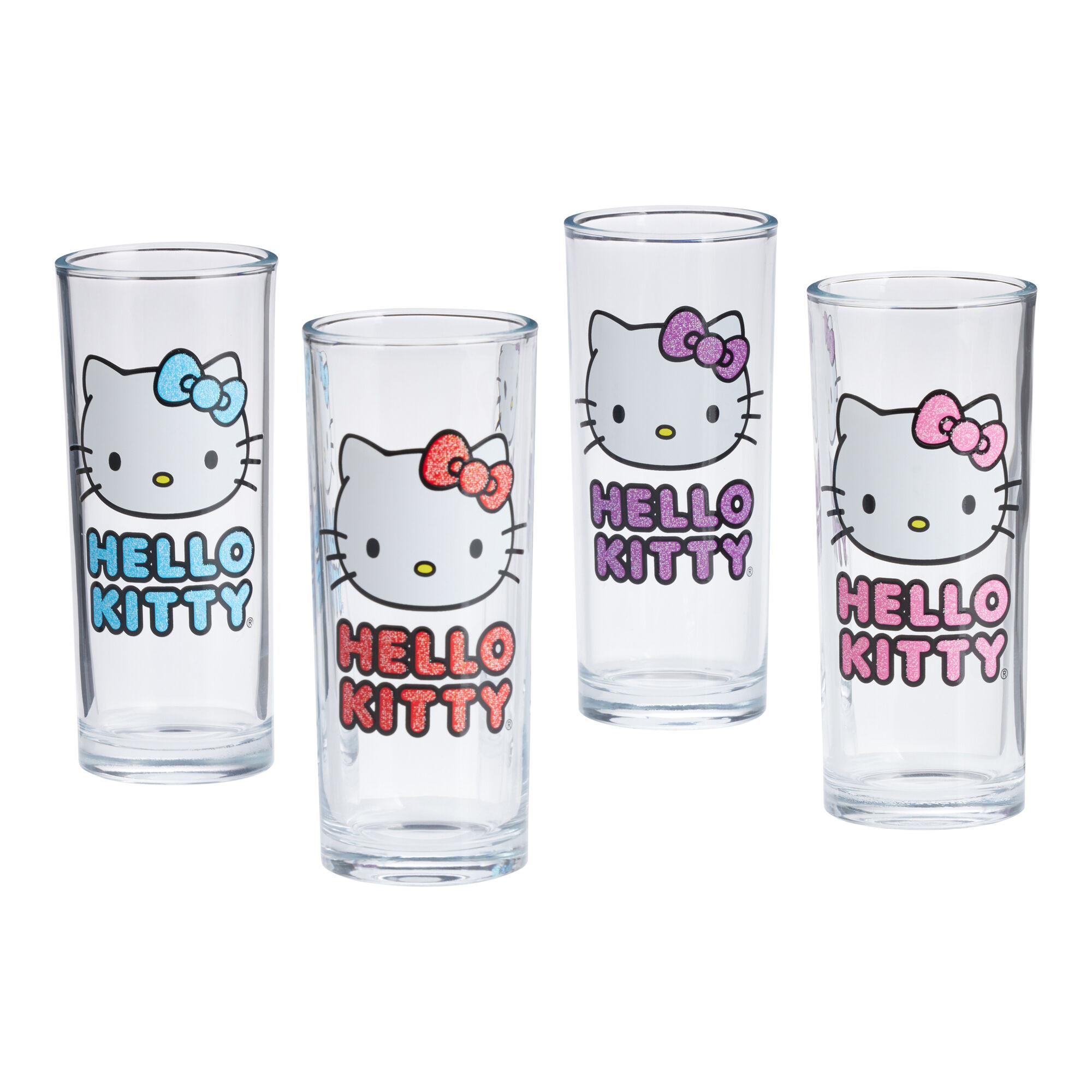 Hello Kitty Glitter Tumbler 4 Pack | World Market