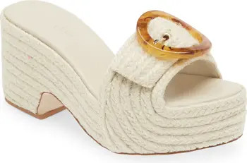 Cult Gaia Cleia Braided Jute Platform Sandal (Women) | Nordstrom | Nordstrom