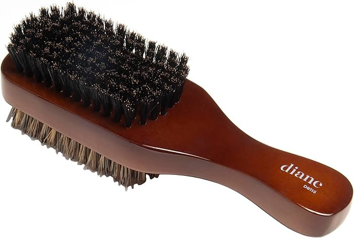 Diane Premium 100% Boar Bristle 2-Sided Club Brush for Men and Barbers, Medium and Firm Bristles ... | Amazon (US)