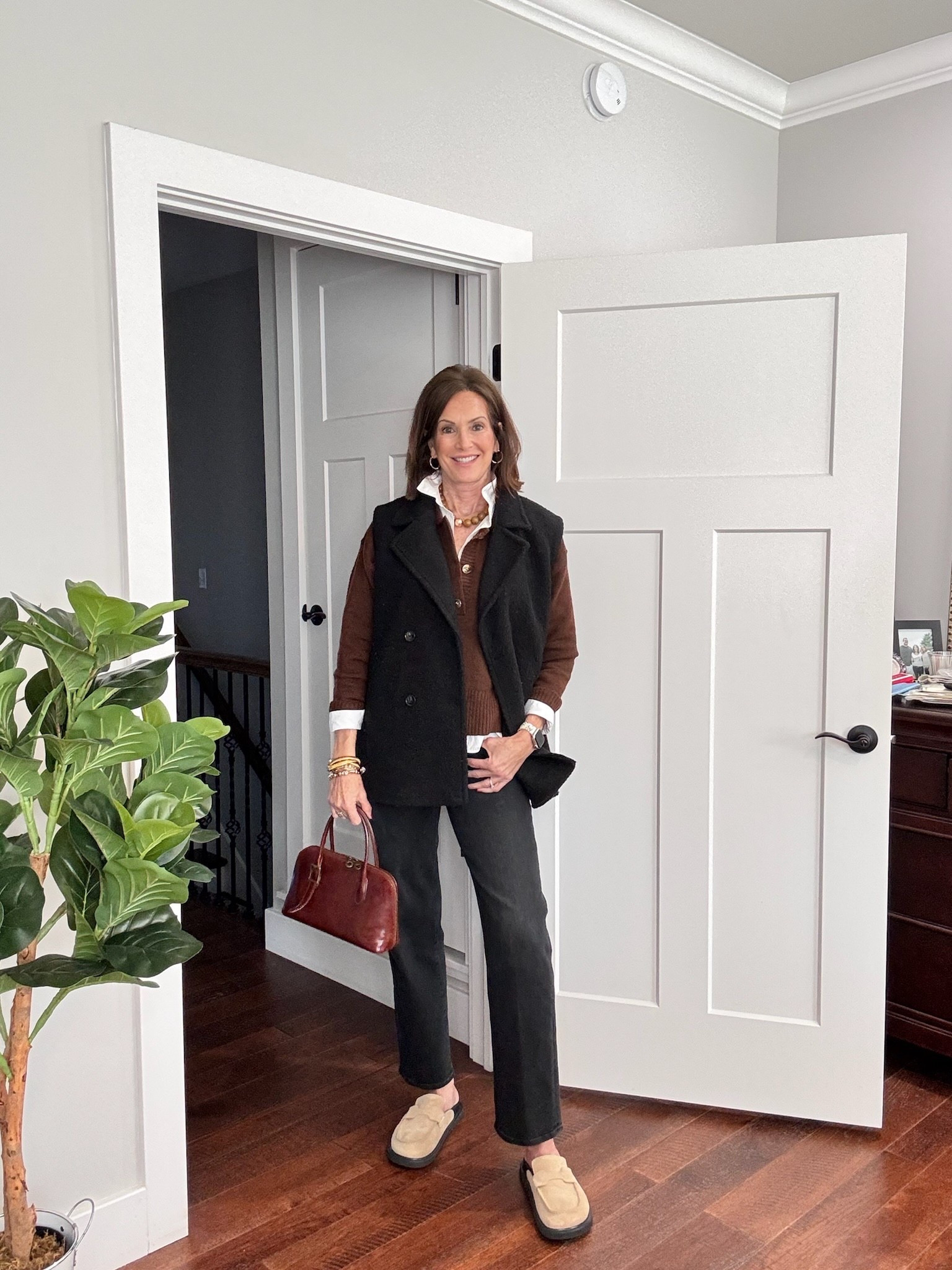 Everyday outfit inspo! medium sweater - medium white tunic shirt - small black jeans - large vest
Women’s fashion, outfit inspo, outfit ideas, what to wear for, fashion over 40, fashion over 50, winter outfit ideas, winter fashion, winter styles, winter outfits, winter outfit inspo, holiday styles, holiday outfits, holiday outfit inspo, holiday fashion, trending fashion, chic style

#LTKOver40 #LTKootd #LTKHoliday