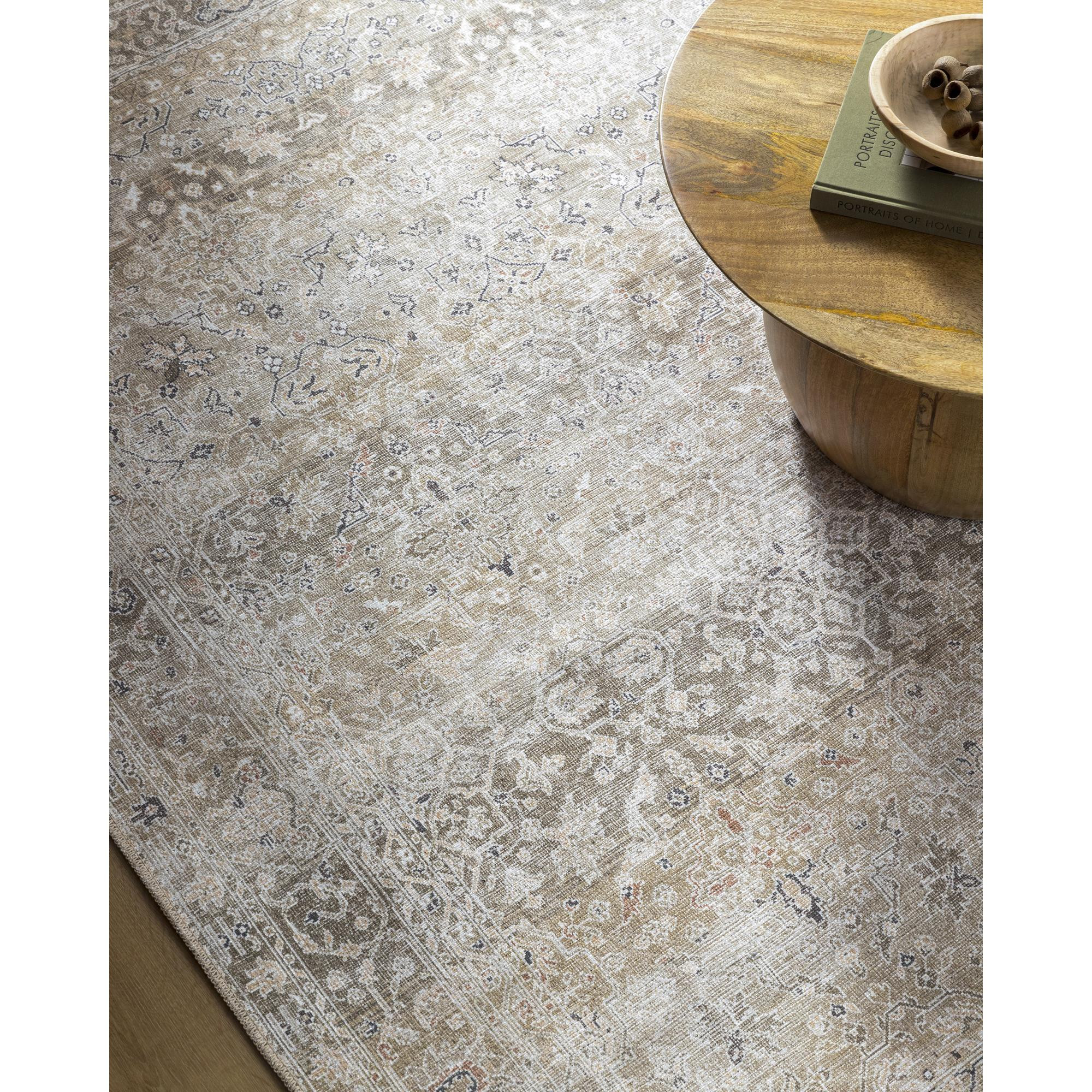 Our PNW Home x Surya Rainier Updated Traditional Washable Area Rug, 7'10" x 10'2", Sage | Walmart (US)