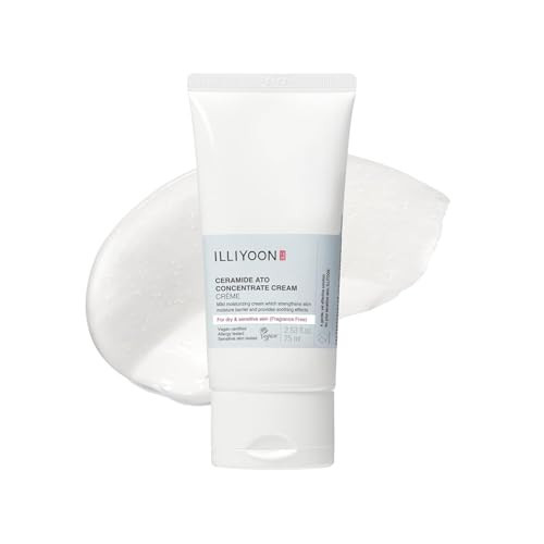 Illiyoon Ceramide Ato Concentrate Cream | Moisturizer for Dry & Sensitive Skin, 100hr Lasting Hydration, For Face & Body, Gentle for Infants, Moisture Barrier Repair, Vegan Certified, 2.53 fl.oz. | Amazon (US)