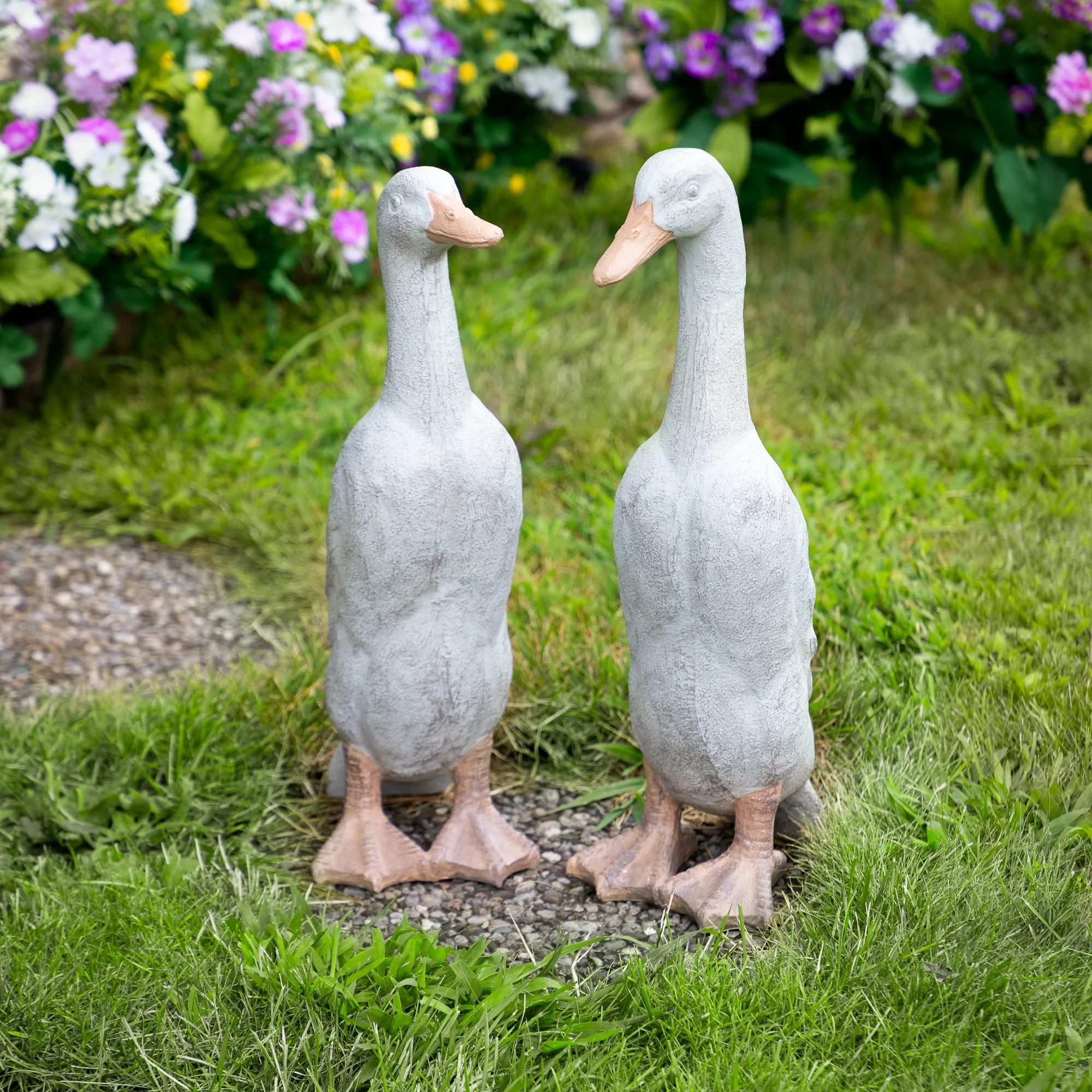 Northlight Ducks Outdoor Garden Statues - 17.25" - Set of 2 | Walmart (US)