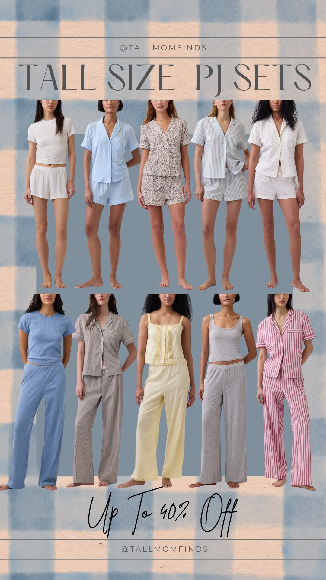 ⚠️Up to 40% off tall matching pj sets!

tall pajamas, long inseam sleepwear, tall loungewear set, matching pajama set, soft lounge set, breathable sleepwear, tall girl essentials, comfy two piece set, tall sleep set, cozy pajama outfit, long leg pajamas, relaxed fit sleepwear, women’s lounge set

#LTKSaleAlert #LTKTall #LTKMidsize
