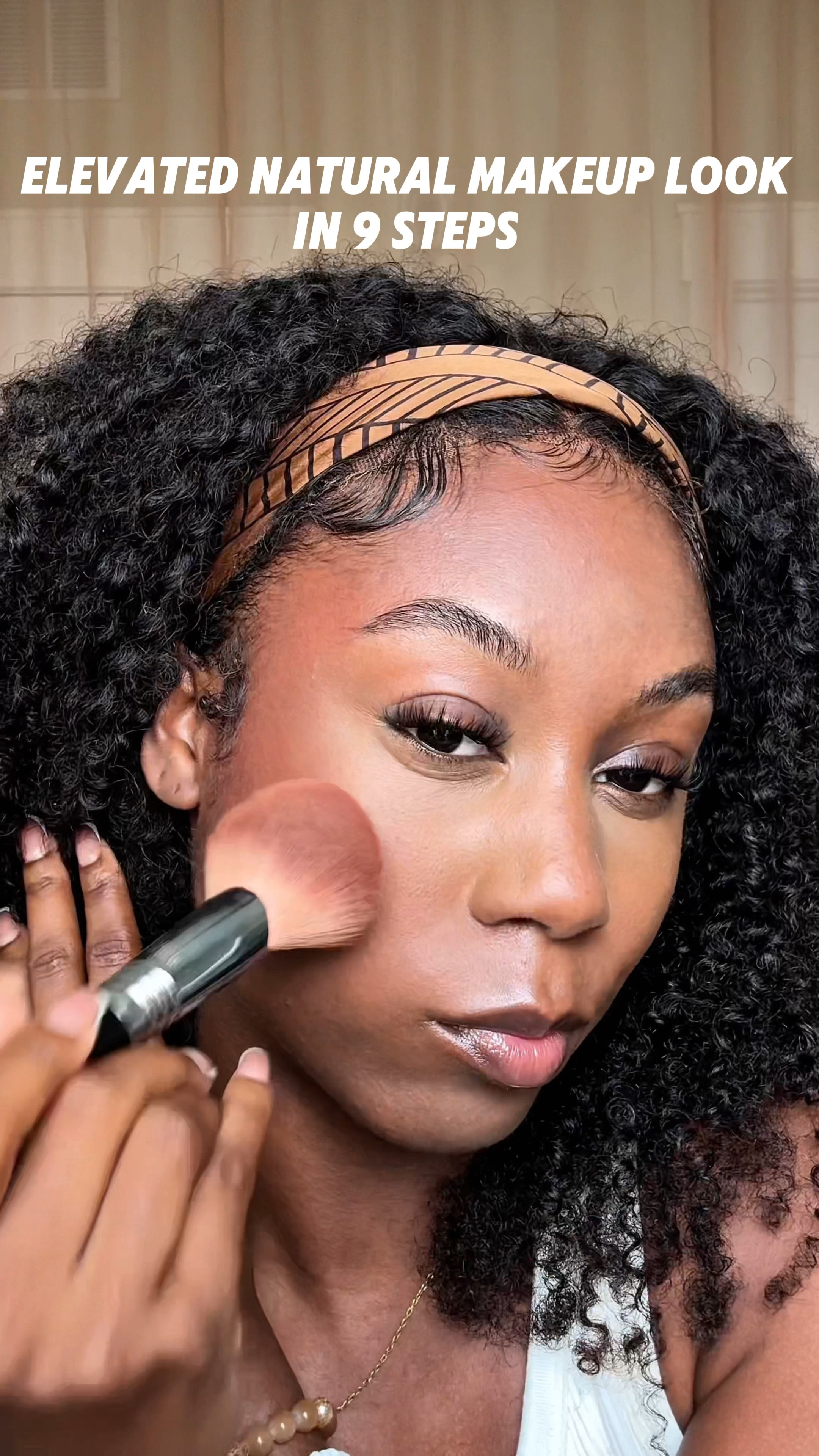 My 9 steps & what they do 👇🏾

-Brows using @elfcosmetics laminating brow gel (to define and give a clean look with little effort)

-Glow serum by @youthtothepeople (to hydrate and give skin a beautiful & healthy looking glow)

-Concealer to spot correct (to create a more even tone, give a natural look, & feel like nothing is there) @armanibeauty 

-Concealer for under eye (to brighten and make eyes look more alive and vibrant) @armanibeauty 

-Setting powder in lighter & same complexion (to blur and help look smoother; I use lighter powder for under eye and same complexion for smile lines) @onesize 

-Bronzer (to add warmth & definition; I use this shade to act as contour, bronzer, and blush) @fentybeauty in shade mocha 

-Lip liner (to define lip lines) @fentybeauty coal blooded & @onesize coin collector 

Mascara (to define eyes) @toofaced 

Setting spray (to melt & set makeup for a flawless finish all day) @charlottetilbury 



#LTKBeauty