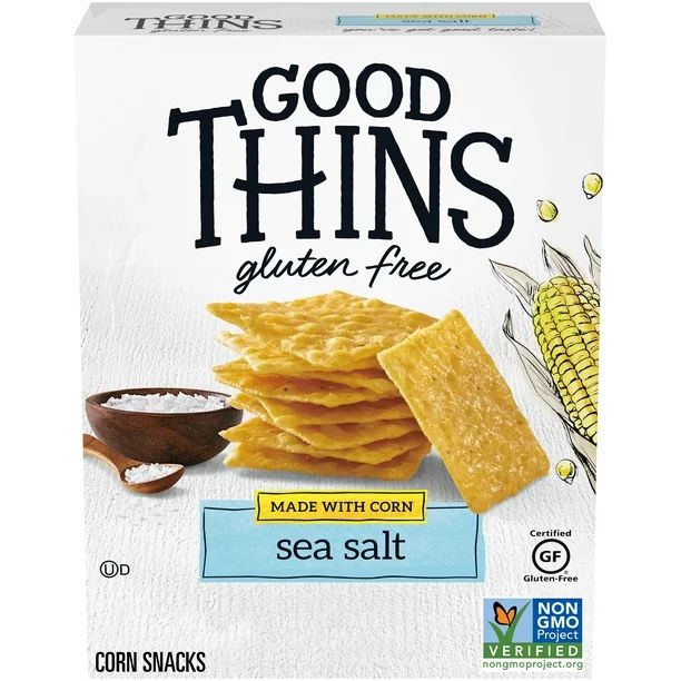 Good Thins Simply Salt Corn & Rice Snacks Gluten Free Crackers, 3.5 Oz - Walmart.com | Walmart (US)