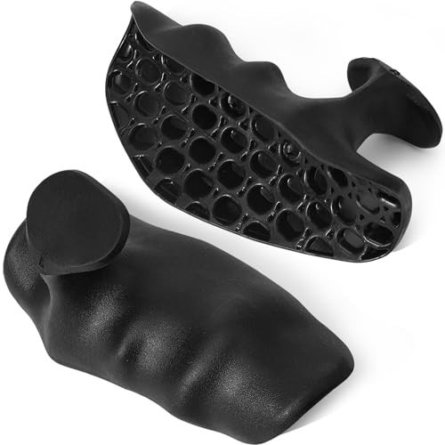 Original Weight Lifting Grips for Men Women Deadlifts, Rows, Ergonomics Workout Rubber Gym Grips Pads for Palm Protection, Fingerless Workout Gloves for Men Exercise Bodybuilding | Amazon (US)