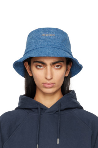 Blue Le Chouchou 'Le bob Gadjo' Bucket Hat | SSENSE