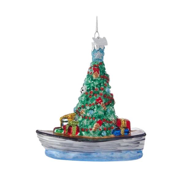 Nantucket Dory Boat Ornament | Cailini Coastal